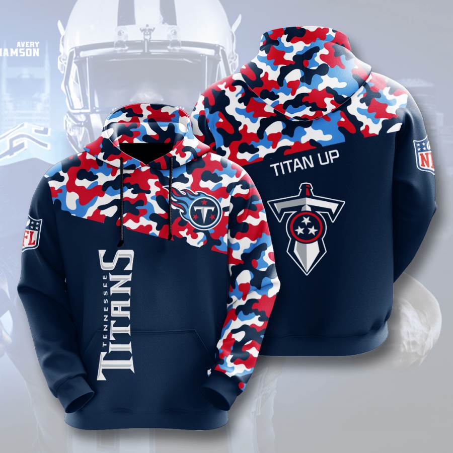 Sports American Football Nfl Tennessee Titans Usa 326 3d Hoodie