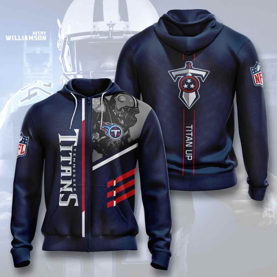 Sports American Football Nfl Tennessee Titans Usa 327 3d Hoodie