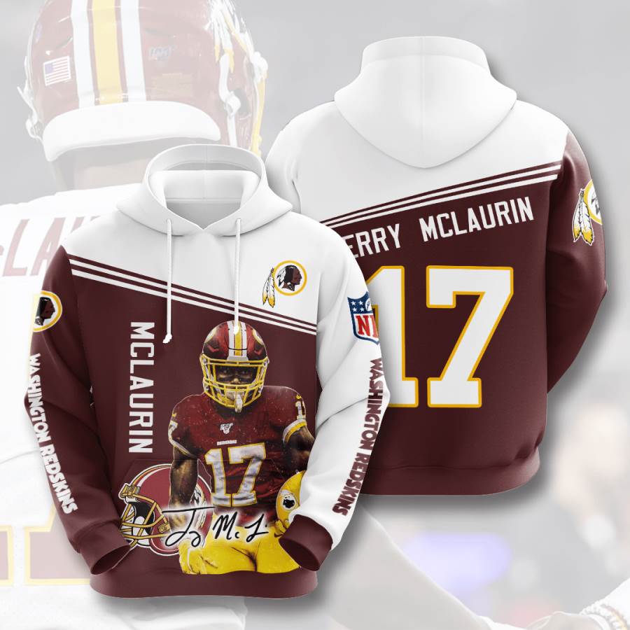 Sports American Football Nfl Washington Redskins Terry Mclaurin Usa 925 3d Hoodie