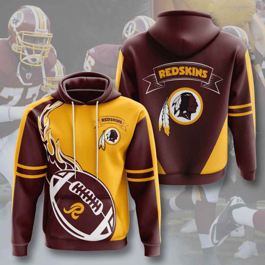 Sports American Football Nfl Washington Redskins Usa 351 3d Hoodie