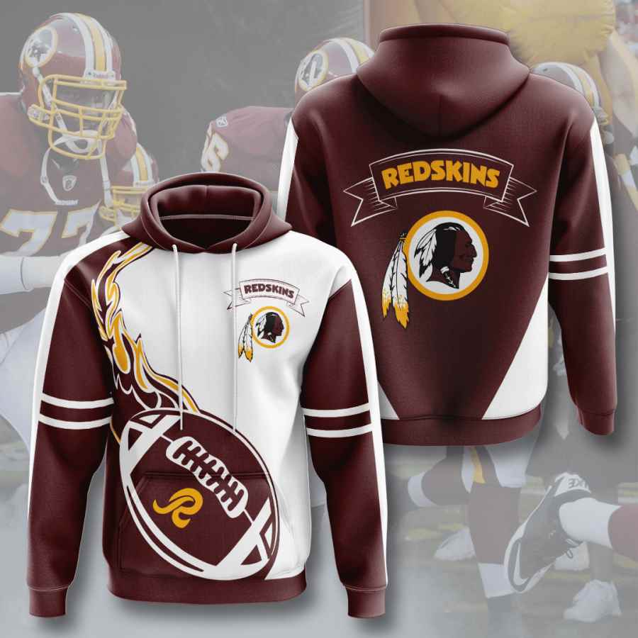 Sports American Football Nfl Washington Redskins Usa 352 3d Hoodie