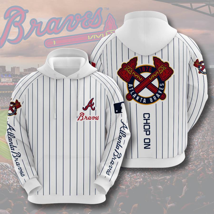 Sports Baseball Mlb Atlanta Braves Usa 380 3d Hoodie