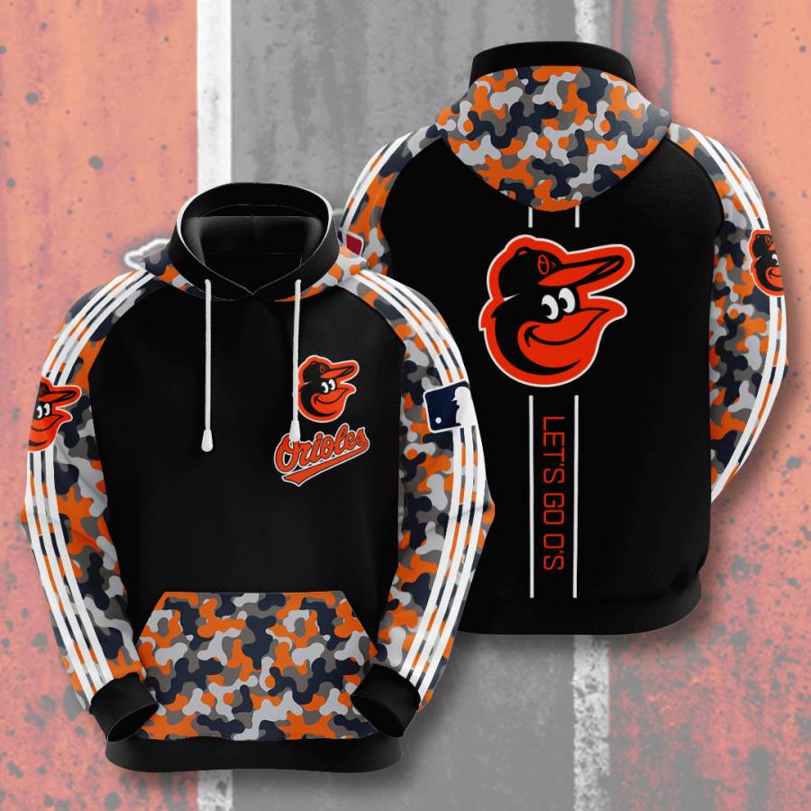 Sports Baseball Mlb Baltimore Orioles Usa 390 3d Hoodie