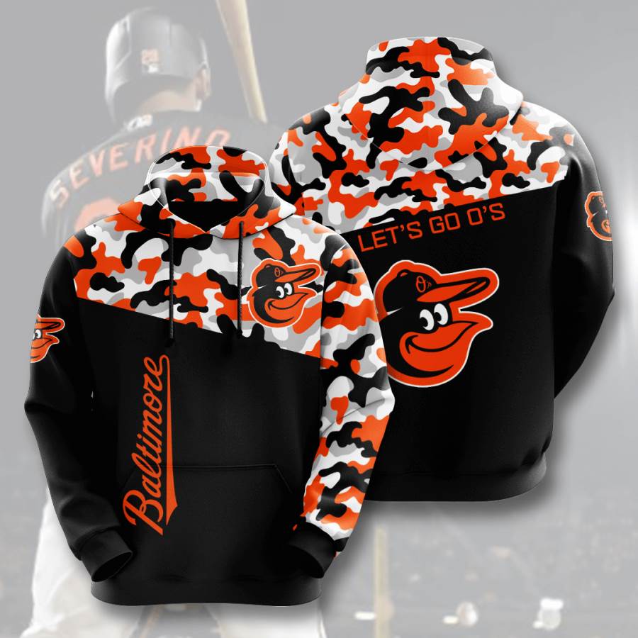 Sports Baseball Mlb Baltimore Orioles Usa 86 3d Hoodie