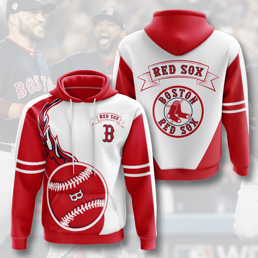 Sports Baseball Mlb Boston Red Sox Usa 408 3d Hoodie