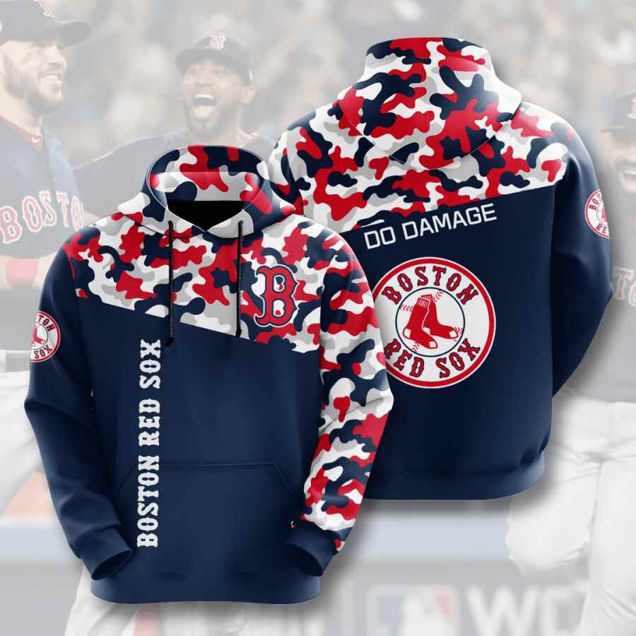 Sports Baseball Mlb Boston Red Sox Usa 93 3d Hoodie