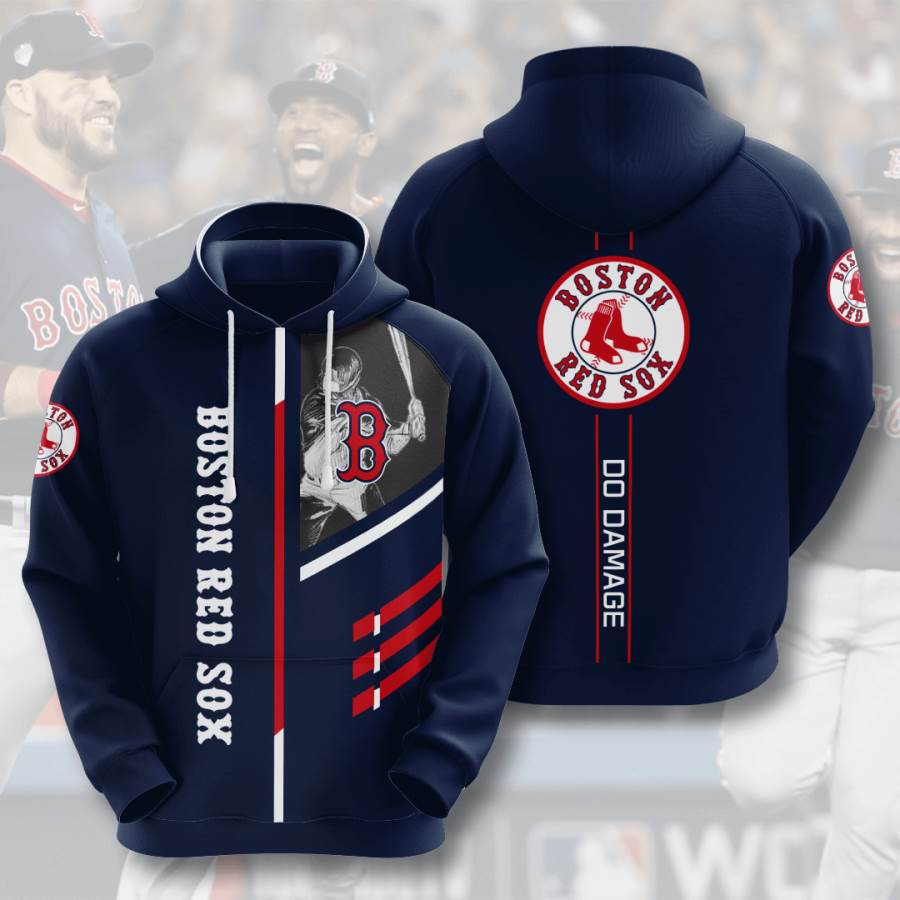 Sports Baseball Mlb Boston Red Sox Usa 94 3d Hoodie