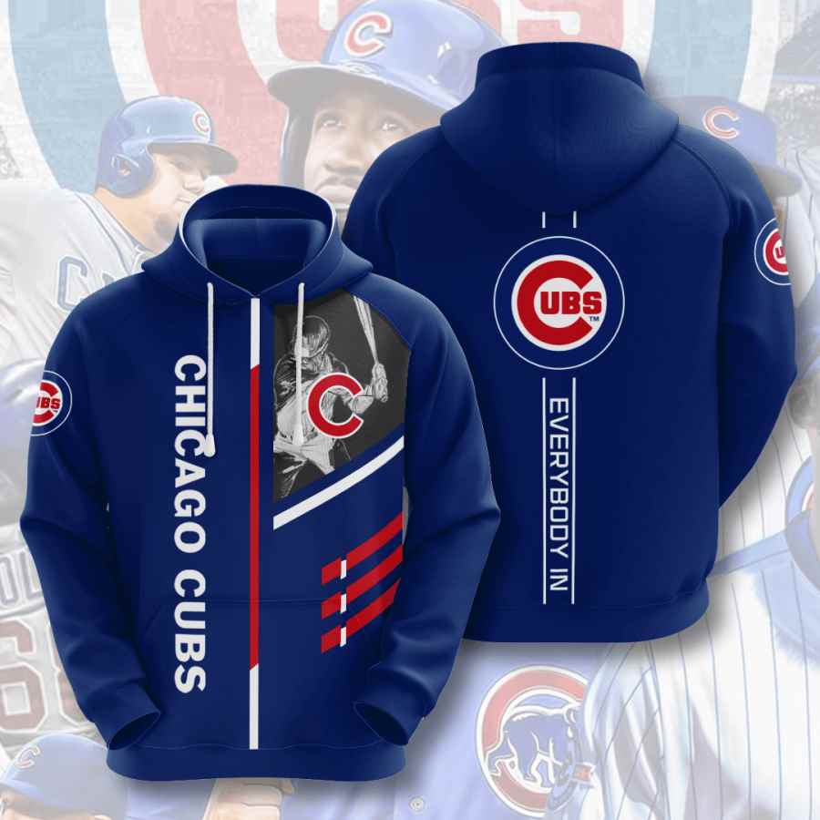 Sports Baseball Mlb Chicago Cubs Usa 124 3d Hoodie