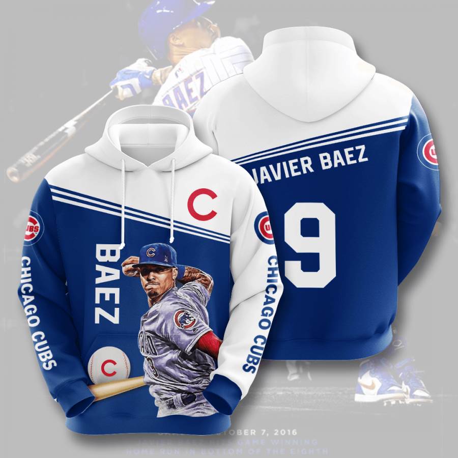 Sports Baseball Mlb Chicago Cubs Usa 461 3d Hoodie