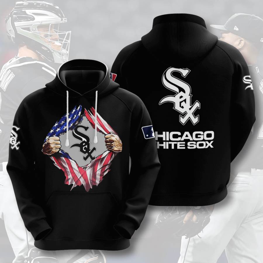 Sports Baseball Mlb Chicago White Sox Usa 467 3d Hoodie