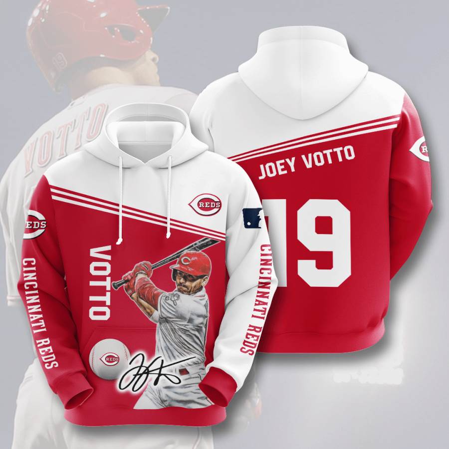 Sports Baseball Mlb Cincinnati Reds Joey Votto Usa 713 3d Hoodie