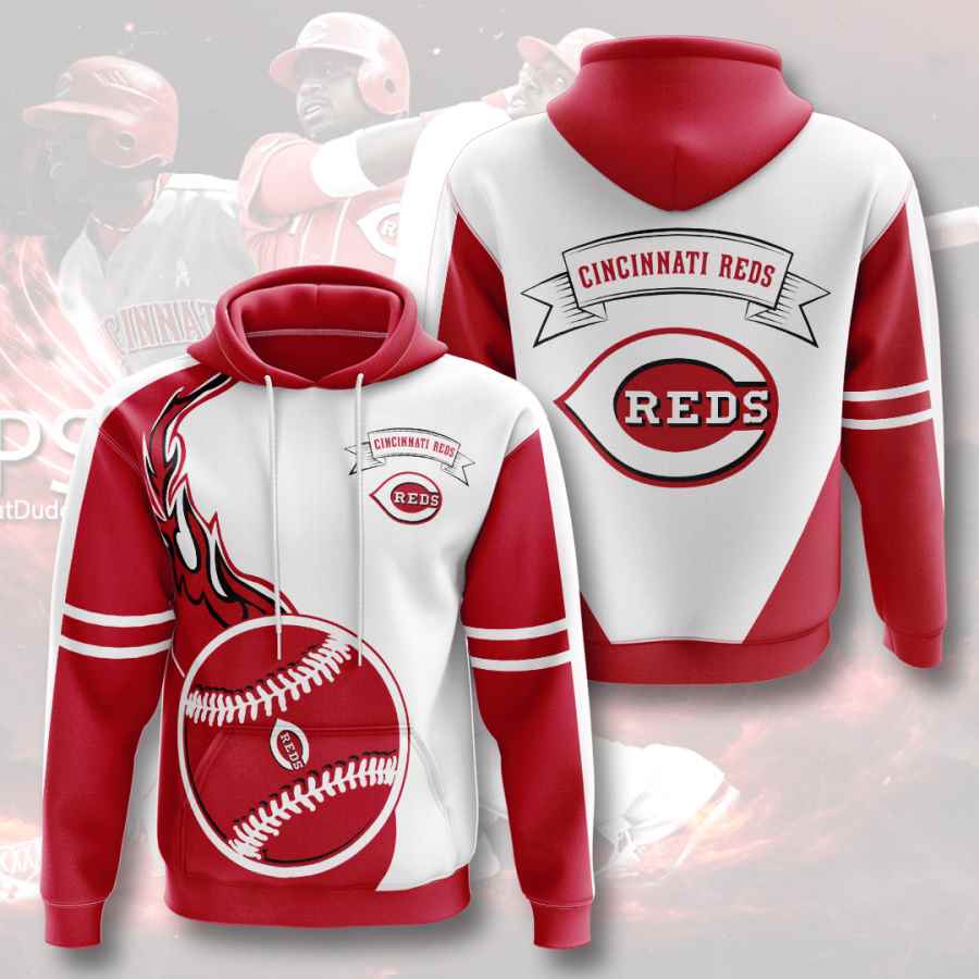 Sports Baseball Mlb Cincinnati Reds Usa 440 3d Hoodie