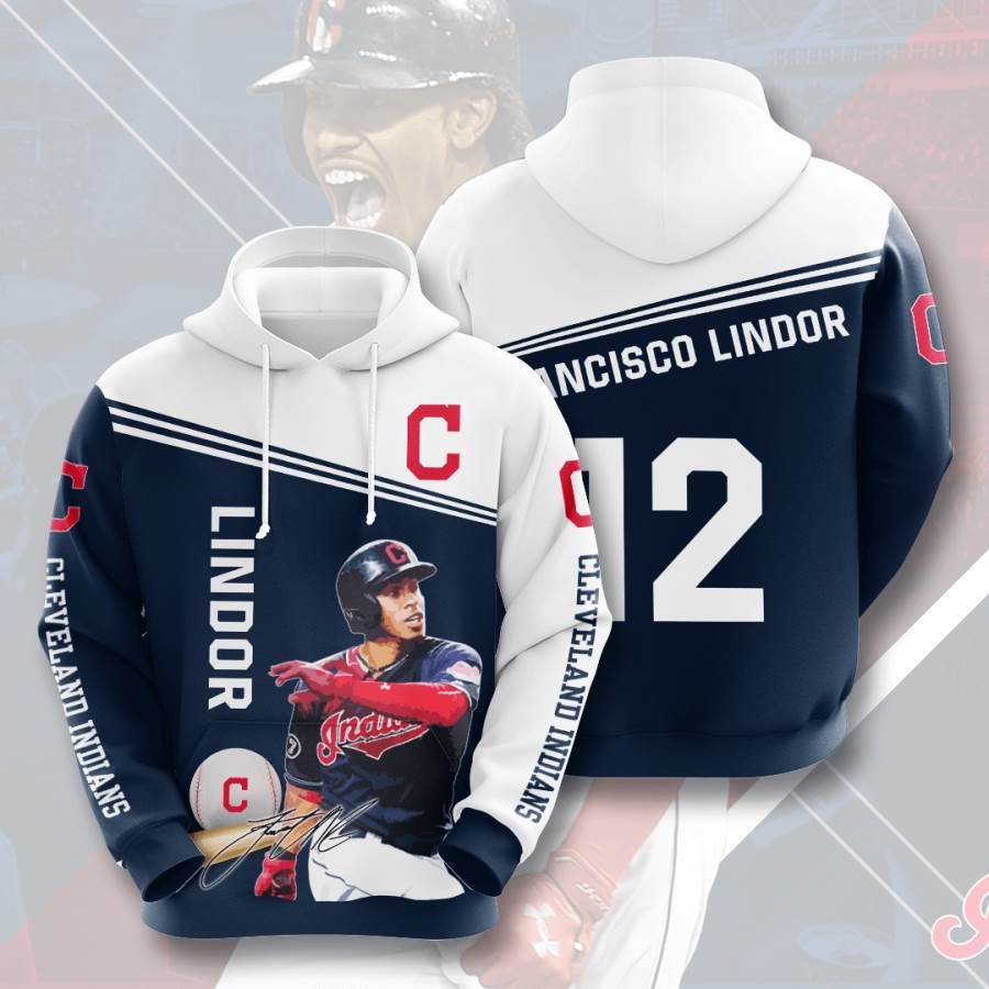 Sports Baseball Mlb Cleveland Indians Usa 445 3d Hoodie