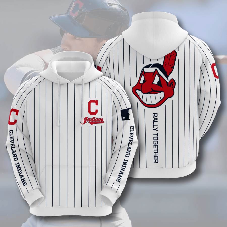 Sports Baseball Mlb Cleveland Indians Usa 447 3d Hoodie