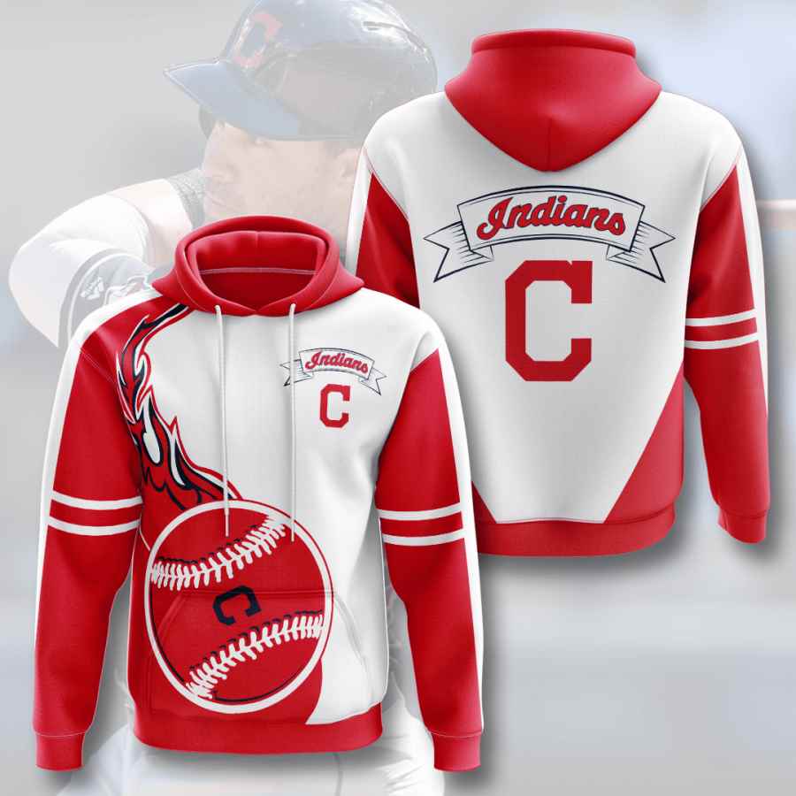 Sports Baseball Mlb Cleveland Indians Usa 449 3d Hoodie