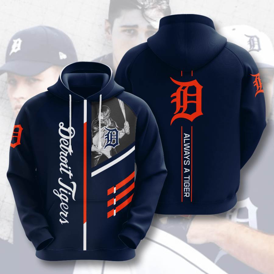 Sports Baseball Mlb Detroit Tigers Usa 144 3d Hoodie