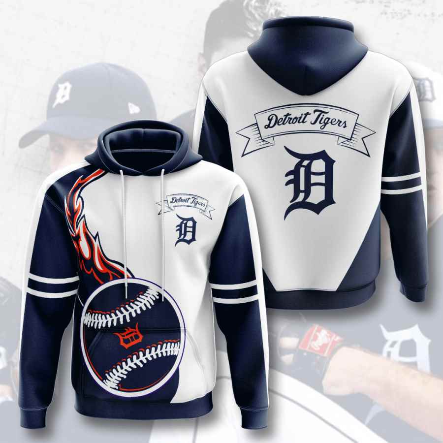 Sports Baseball Mlb Detroit Tigers Usa 487 3d Hoodie