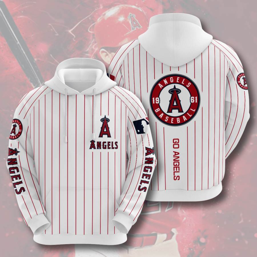 Sports Baseball Mlb Los Angeles Angels Usa 521 3d Hoodie