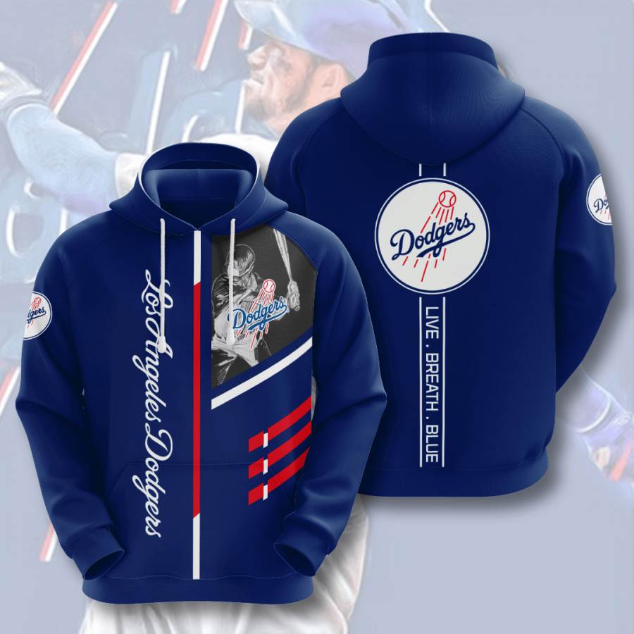 Sports Baseball Mlb Los Angeles Dodgers Usa 196 3d Hoodie