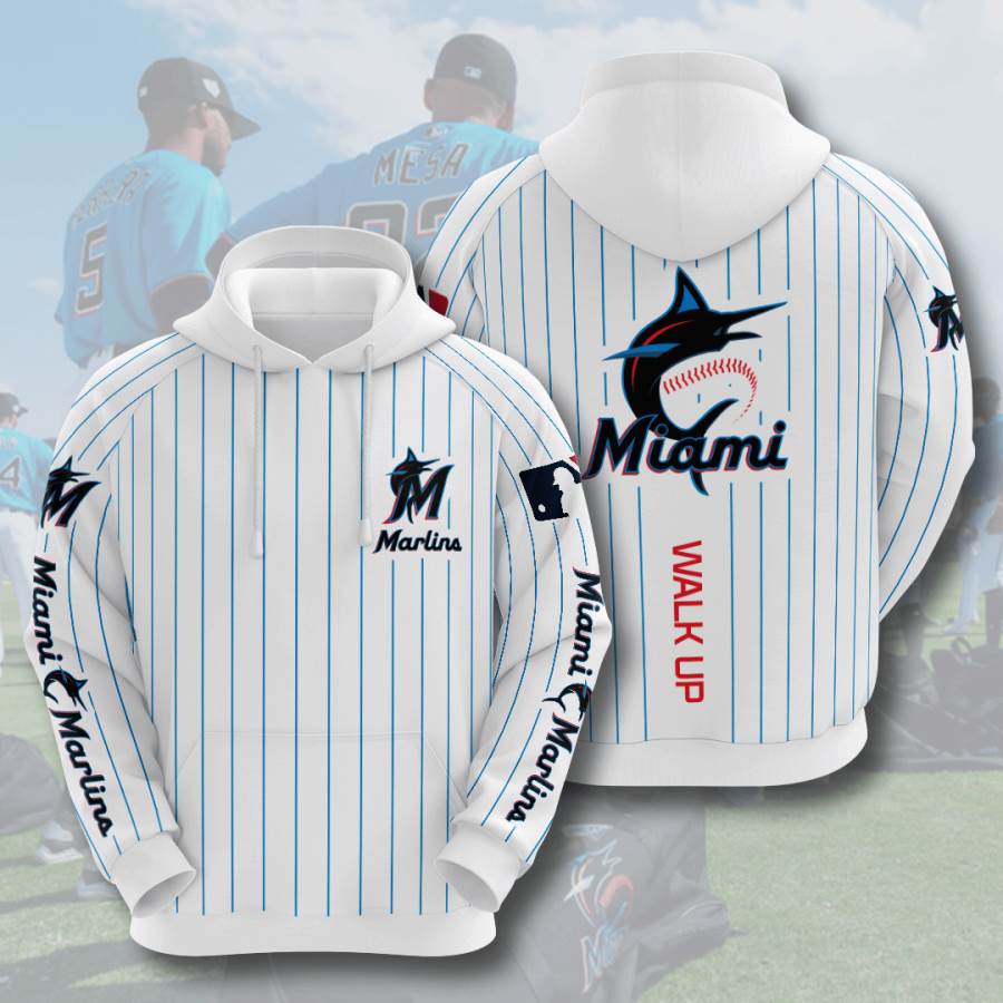 Sports Baseball Mlb Miami Marlins Usa 538 3d Hoodie