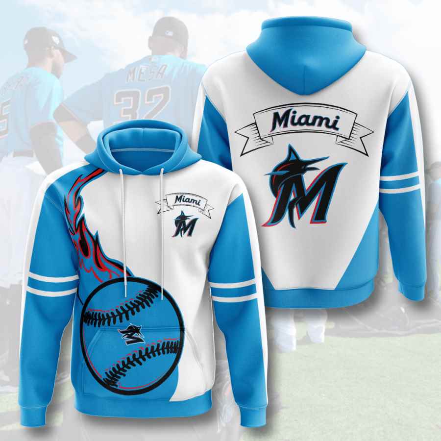 Sports Baseball Mlb Miami Marlins Usa 539 3d Hoodie