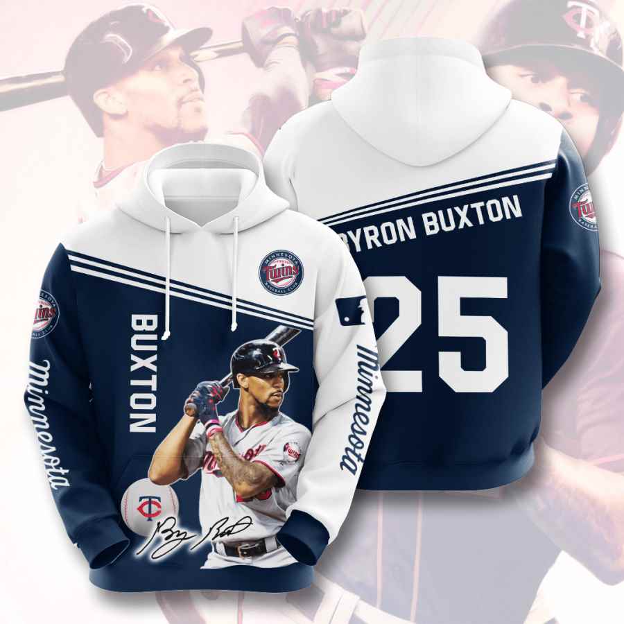 Sports Baseball Mlb Minnesota Twins Byron Buxton Usa 818 3d Hoodie