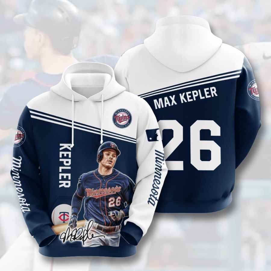 Sports Baseball Mlb Minnesota Twins Max Kepler Usa 822 3d Hoodie