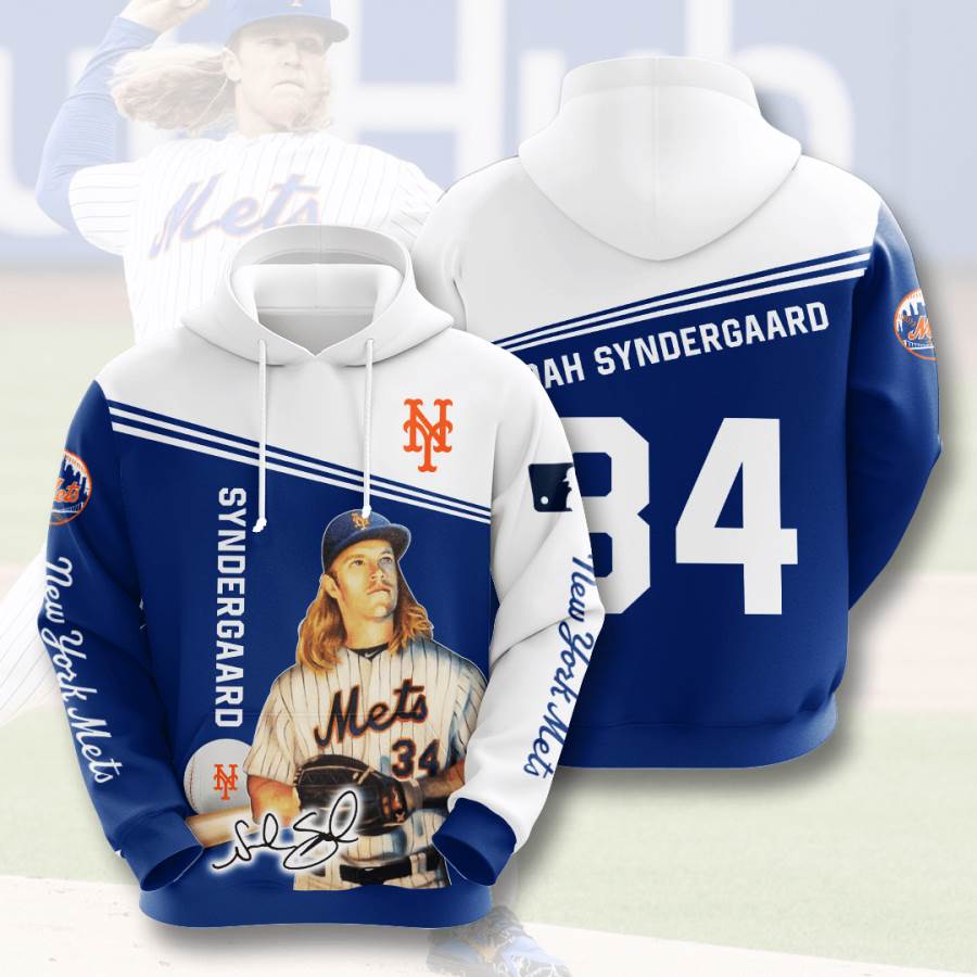 Sports Baseball Mlb New York Mets Noah Syndergaard Usa 855 3d Hoodie