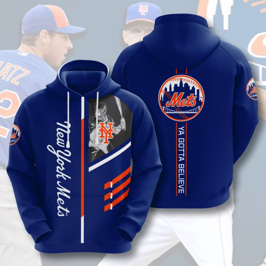 Sports Baseball Mlb New York Mets Usa 243 3d Hoodie