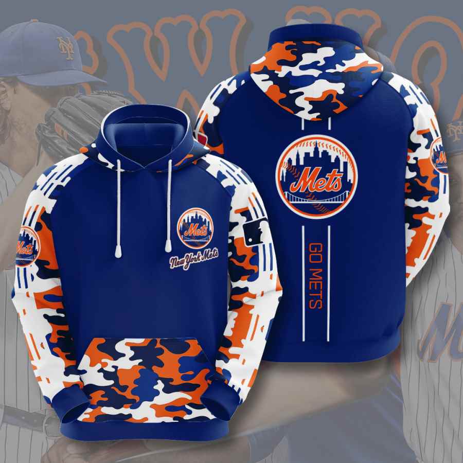 Sports Baseball Mlb New York Mets Usa 568 3d Hoodie