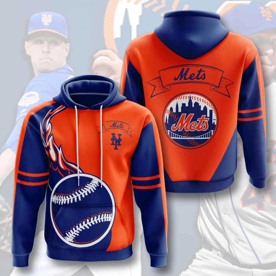 Sports Baseball Mlb New York Mets Usa 573 3d Hoodie