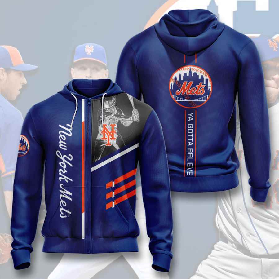 Sports Baseball Mlb New York Mets Usa 577 3d Hoodie