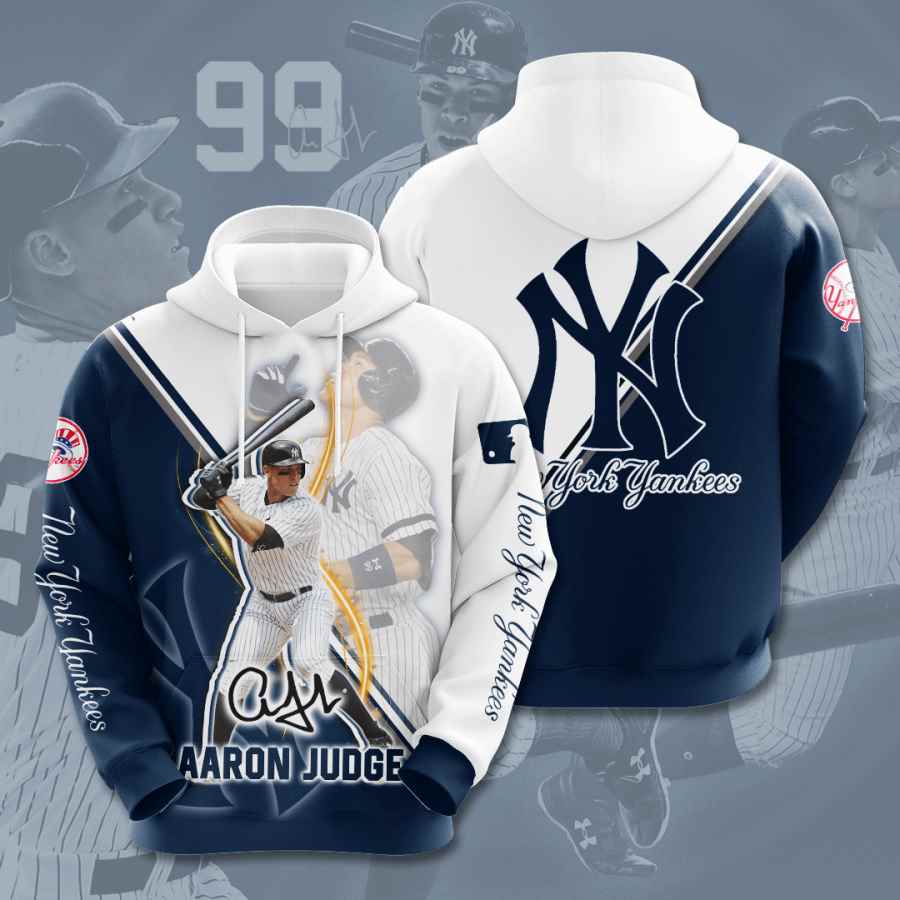 Sports Baseball Mlb New York Yankees Aaron Judge Usa 1164 3d Hoodie