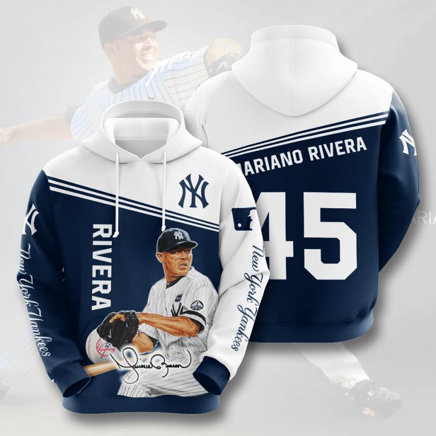 Sports Baseball Mlb New York Yankees Mariano Rivera Usa 862 3d Hoodie