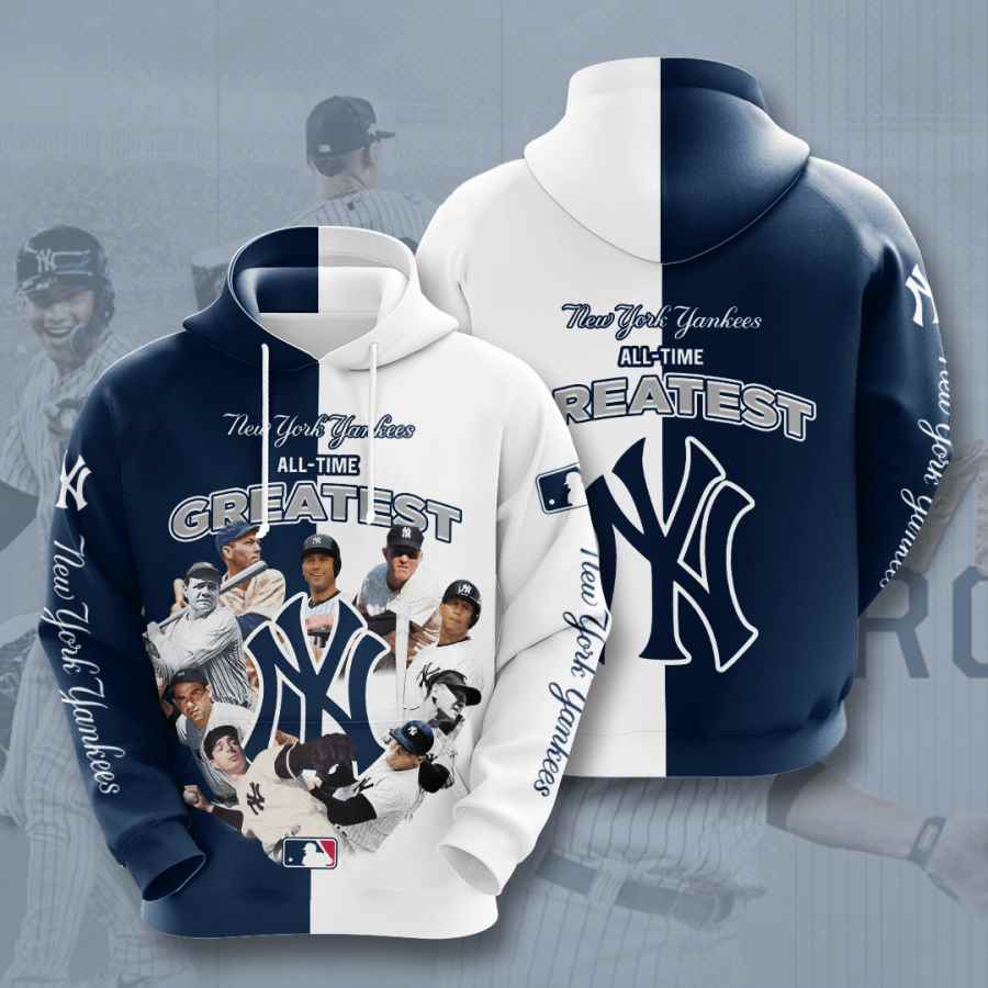 Sports Baseball Mlb New York Yankees Usa 1424 3d Hoodie