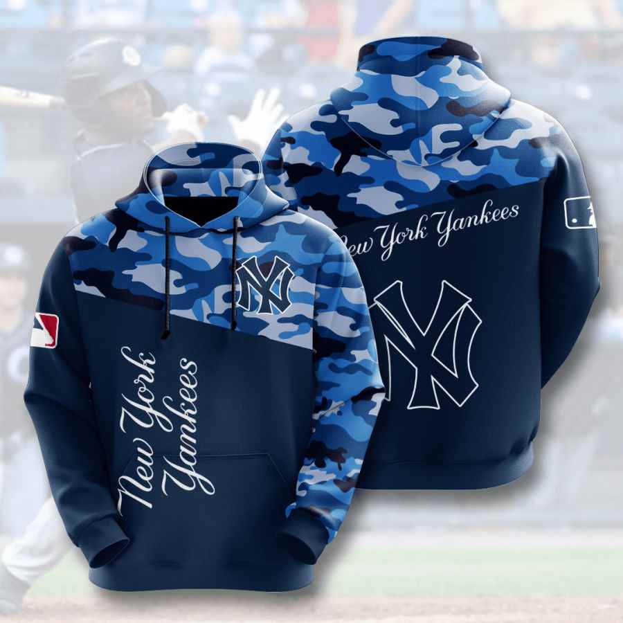 Sports Baseball Mlb New York Yankees Usa 245 3d Hoodie