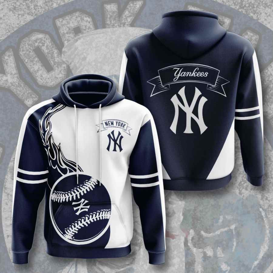 Sports Baseball Mlb New York Yankees Usa 250 3d Hoodie