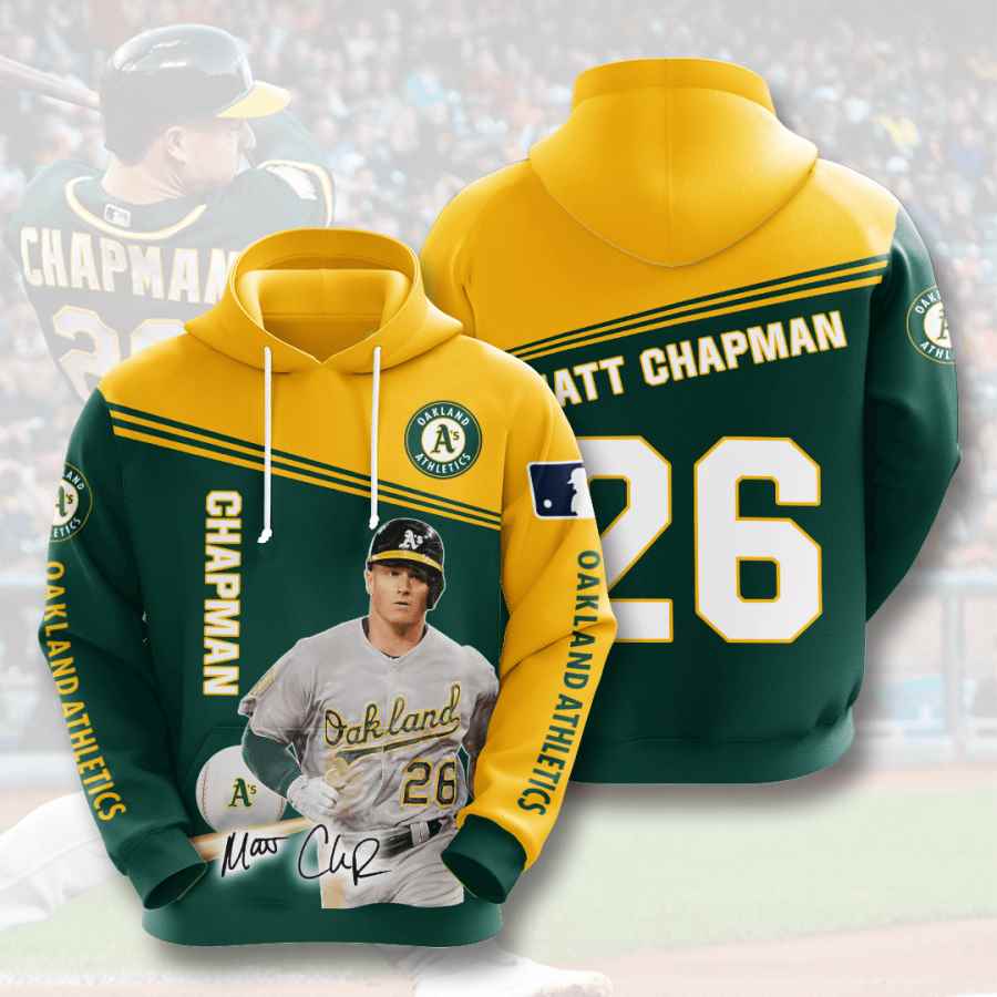 Sports Baseball Mlb Oakland Athletics Matt Chapman Usa 864 3d Hoodie