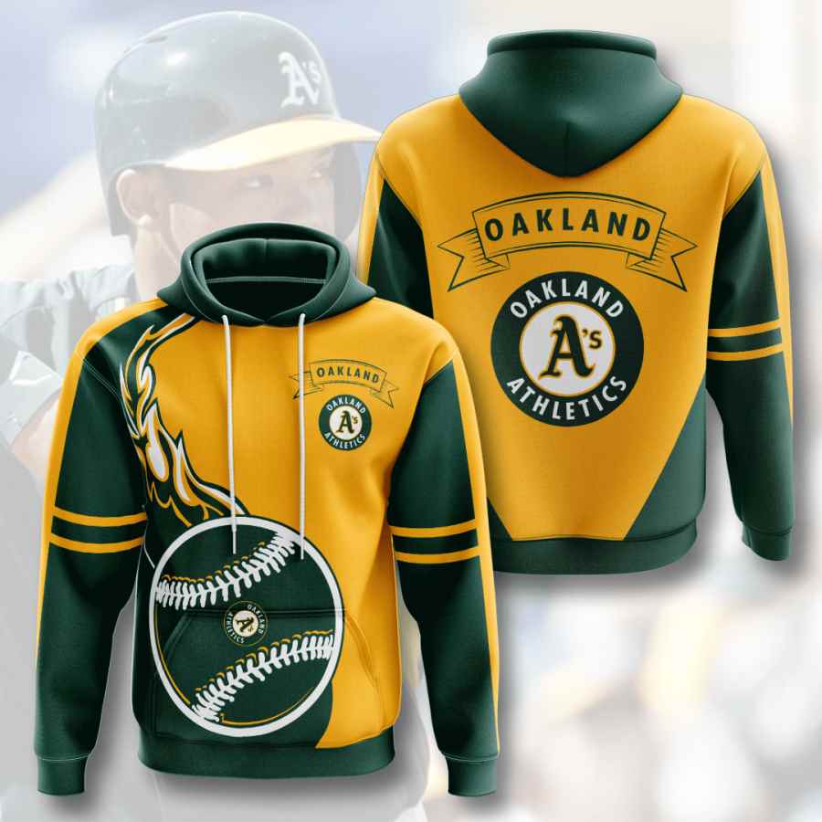 Sports Baseball Mlb Oakland Athletics Usa 599 3d Hoodie