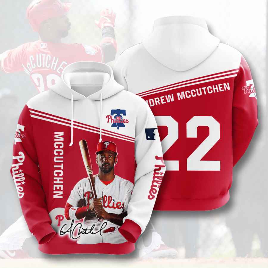 Sports Baseball Mlb Philadelphia Phillies Andrew Mccutchen Usa 887 3d Hoodie