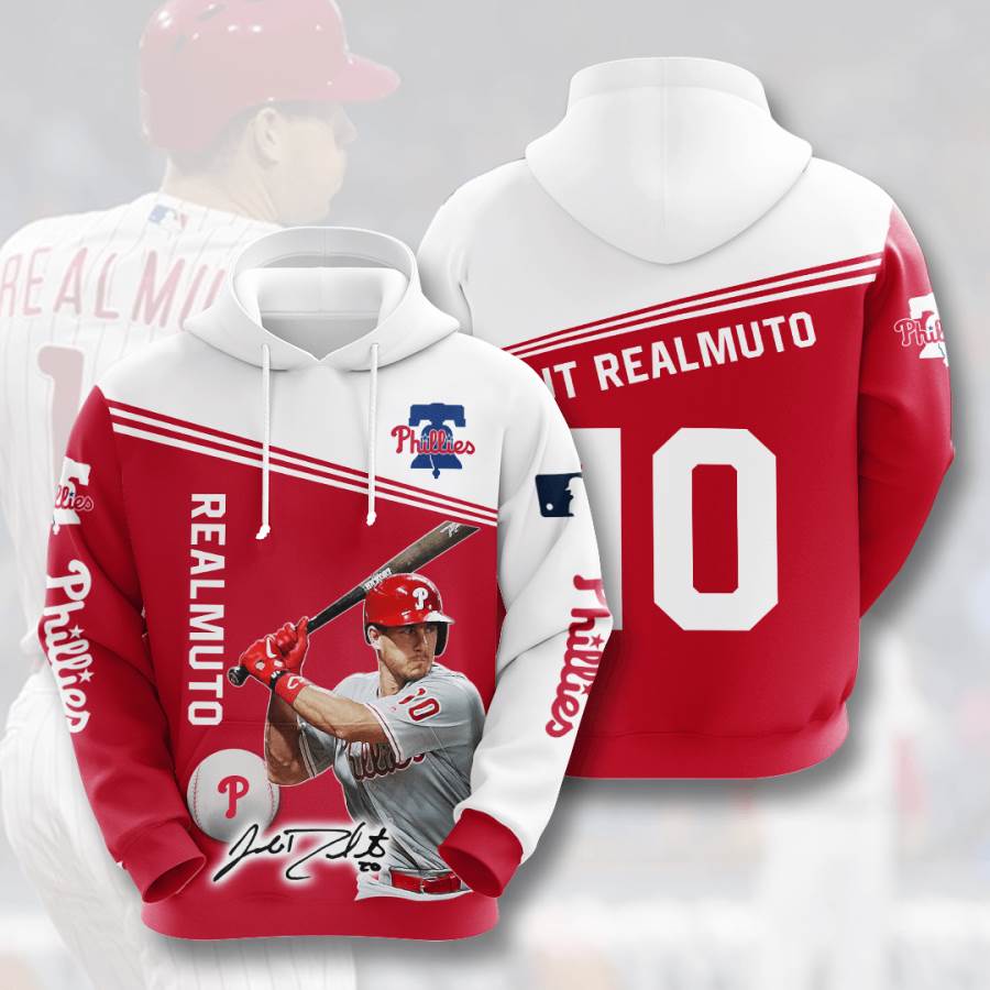 Sports Baseball Mlb Philadelphia Phillies J T Realmuto Usa 888 3d Hoodie