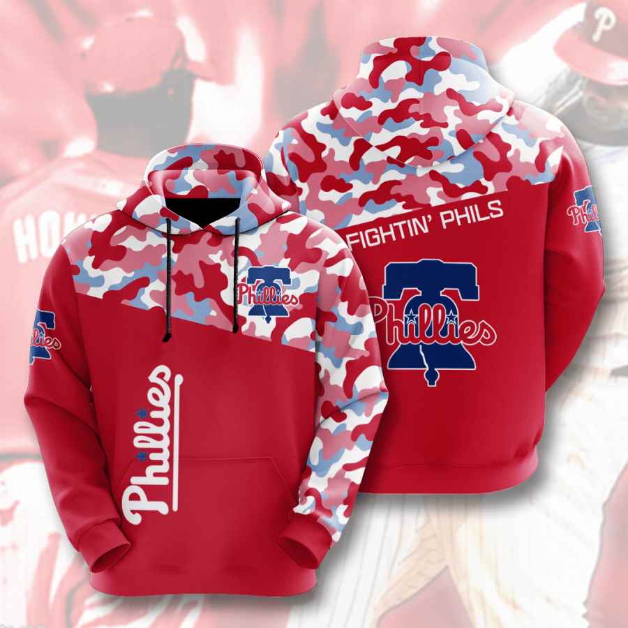 Sports Baseball Mlb Philadelphia Phillies Usa 295 3d Hoodie