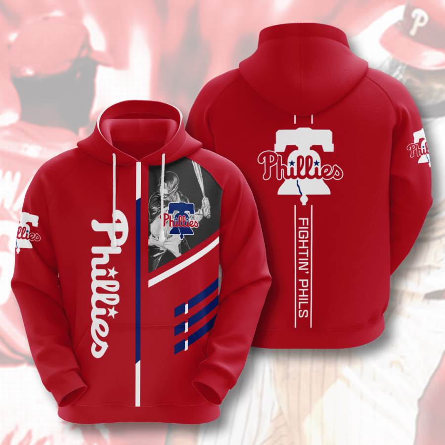 Sports Baseball Mlb Philadelphia Phillies Usa 296 3d Hoodie