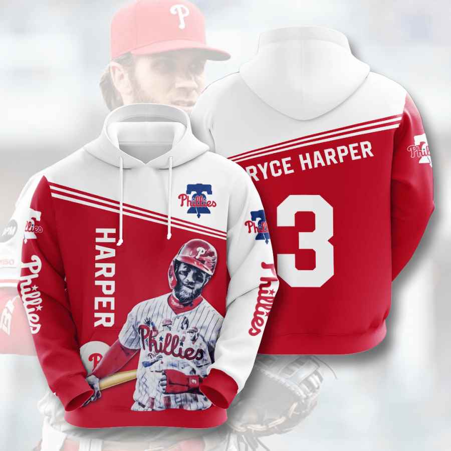 Sports Baseball Mlb Philadelphia Phillies Usa 625 3d Hoodie