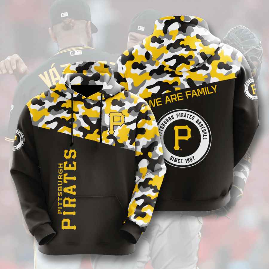 Sports Baseball Mlb Pittsburgh Pirates Usa 279 3d Hoodie