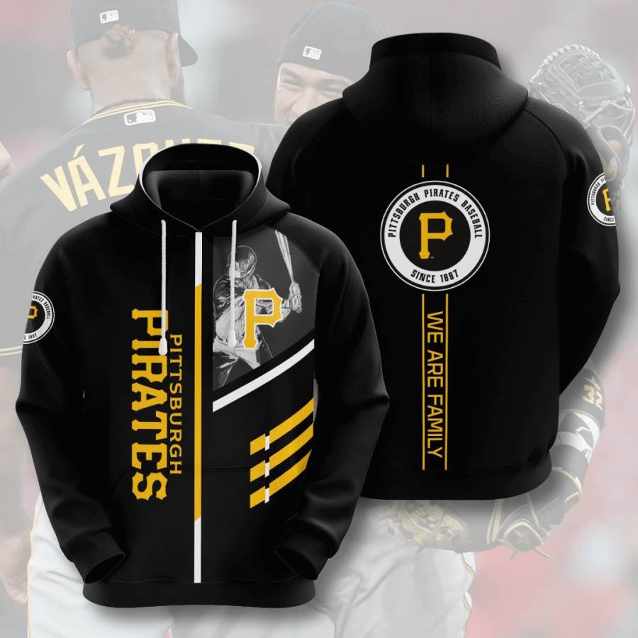 Sports Baseball Mlb Pittsburgh Pirates Usa 280 3d Hoodie