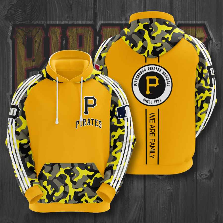 Sports Baseball Mlb Pittsburgh Pirates Usa 610 3d Hoodie