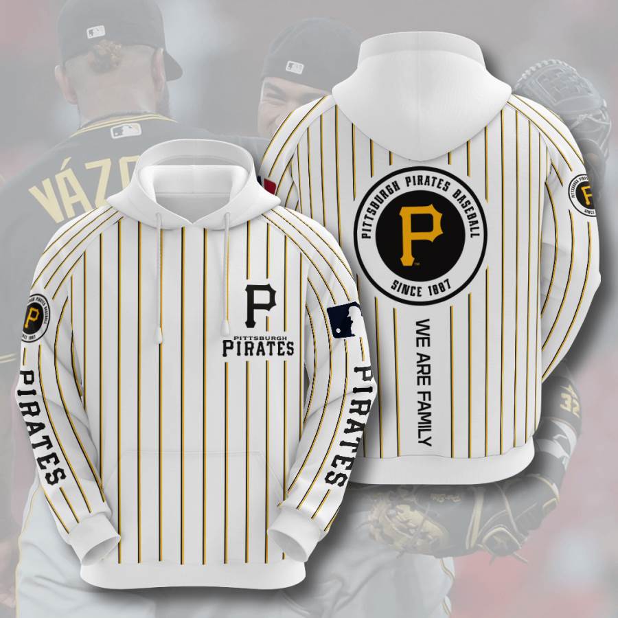 Sports Baseball Mlb Pittsburgh Pirates Usa 611 3d Hoodie