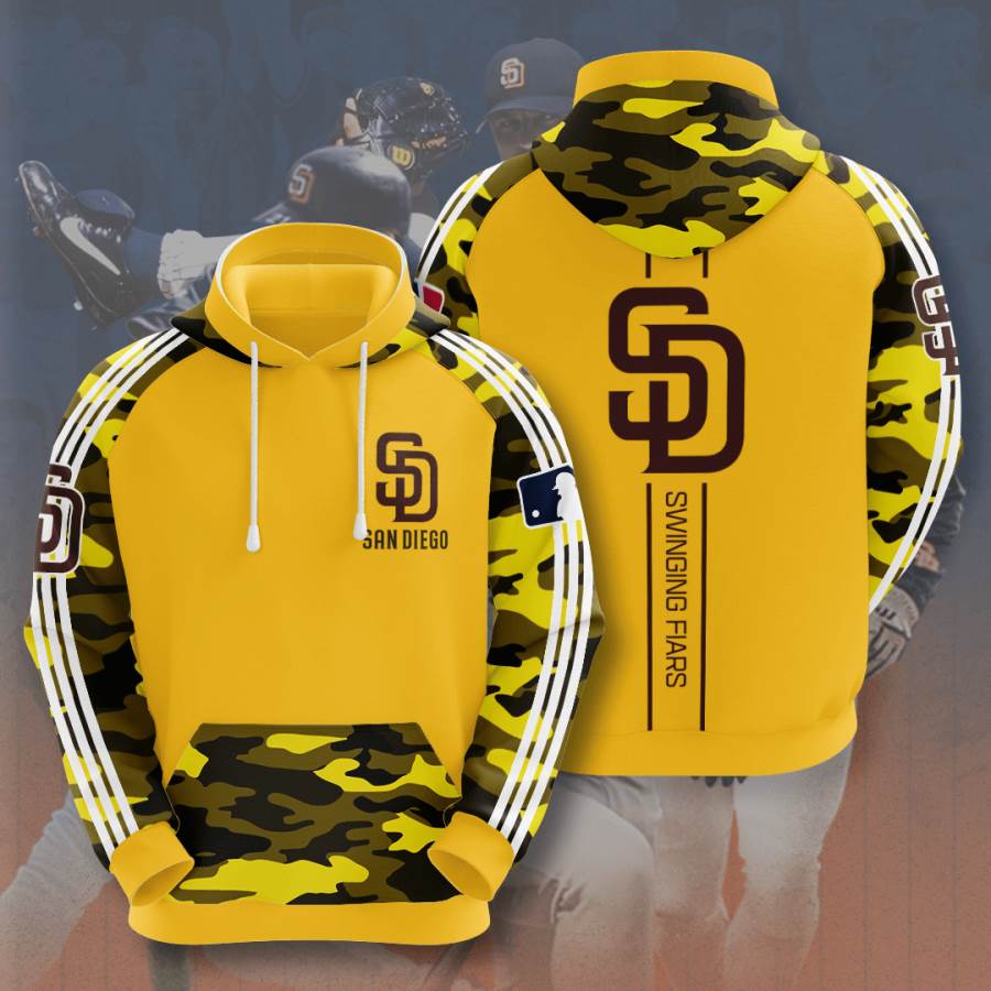 Sports Baseball Mlb San Diego Padres Usa 632 3d Hoodie