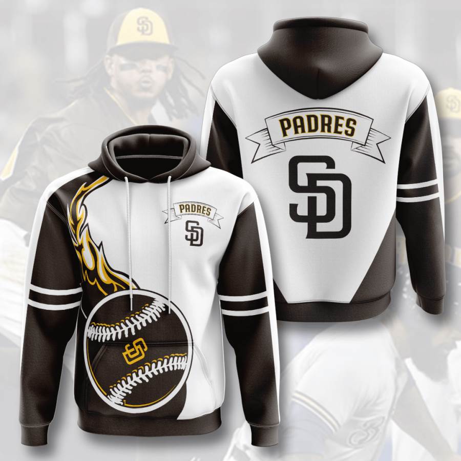 Sports Baseball Mlb San Diego Padres Usa 635 3d Hoodie